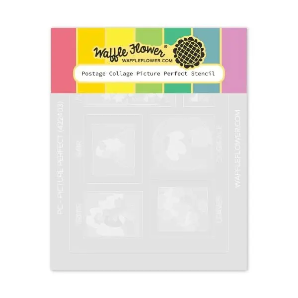 Postage Collage - Picture Perfect Stencil 1