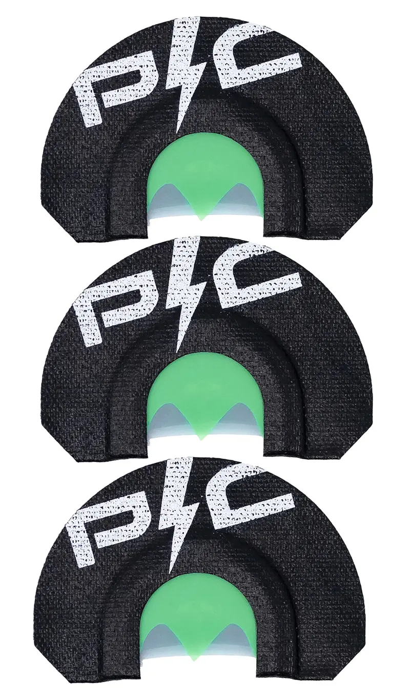 Power Calls Diaphragm Call Turkey Sounds Black/Green Bat Wing Cut 1
