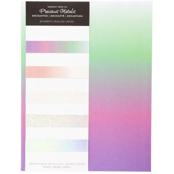 Precious Metal Cardstock - Enchanted 1