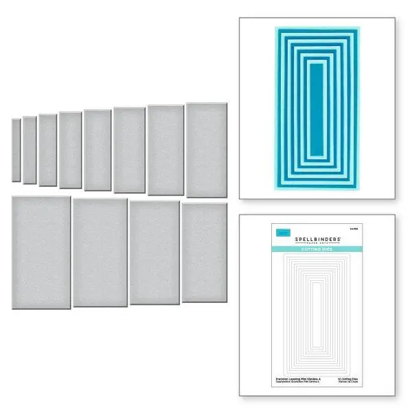Precision Layering Basics Collection - Mini Slimline  A Dies 1