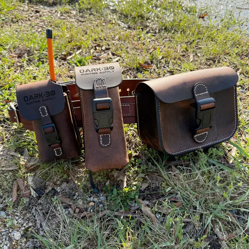 Premium Leather Belt And Pouch Combo 2
