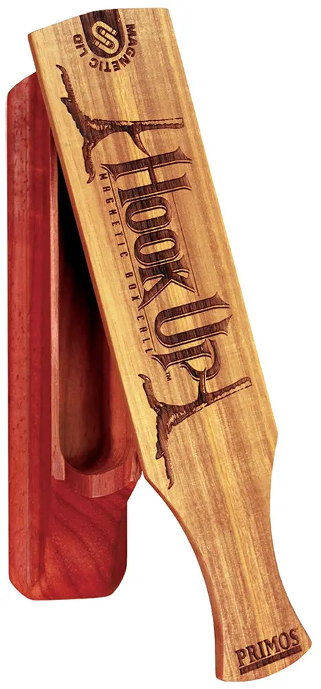 Primos Hook Up Magnetic Box Call Attracts Turkeys Natural Wood 1