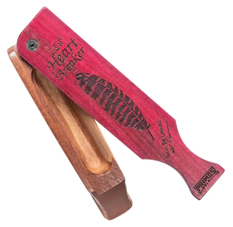 Primos Lil' Heartbreaker Box Call Natural/Purple Mahogany 1