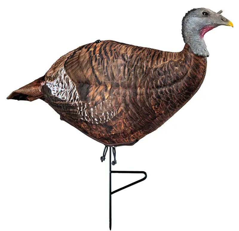 Primos Photoform Leading Hen Turkey, Lightweight/Flexible/Collapsible Foam, Life Like Head Detail 1