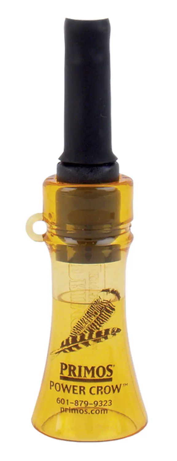 Primos Power Crow Open Call Crow Sounds Attracts Crow/Turkey Black/Yellow Plastic 1
