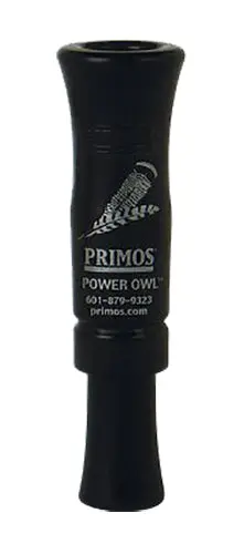 Primos Power Owl Locator Open Call Owl Sounds Barred Owl Sounds Attracts Turkeys Black Acrylic 1