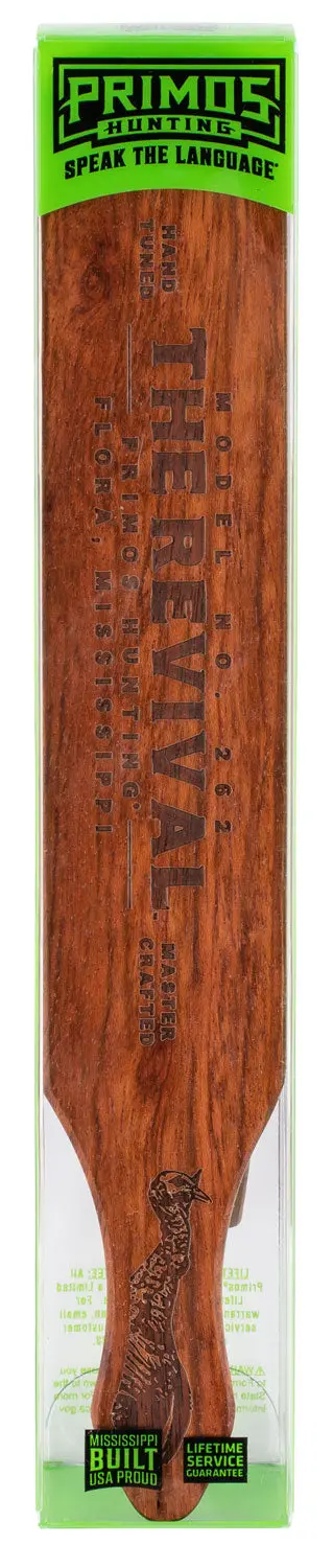 Primos Revival Box Call Attracts Turkeys Brown Wood 1