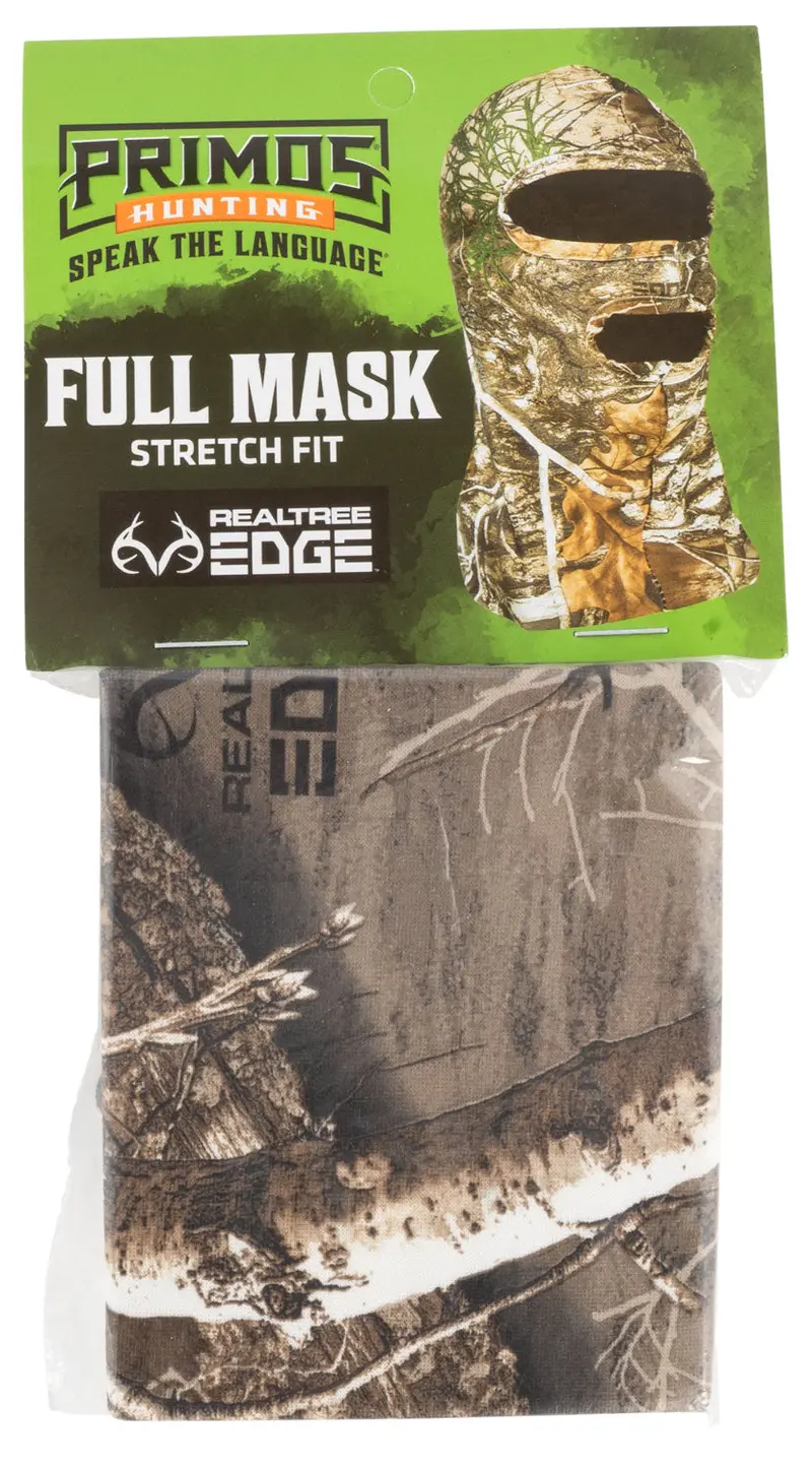 Primos Stretch Fit Realtree Edge Neoprene Full Face Mask Osfa 1