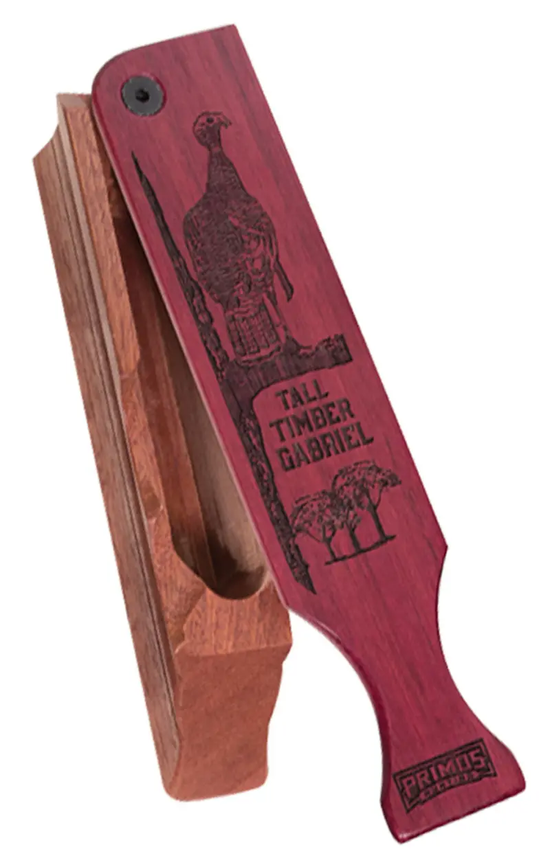 Primos Tall Timber Gabriel Box Call Attracts Turkeys Natural Wood 1