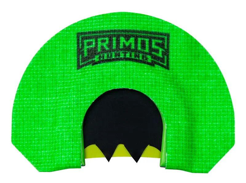 Primos The Deborah Diaphragm Call Triple Reed Turkey Hen Sounds Green Plastic 1