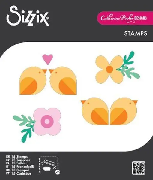Print & Pattern Birds & Blooms - Clear Stamps 1