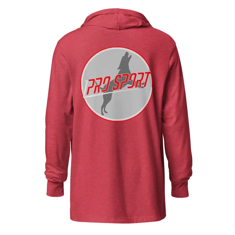 Pro Sport Hooded Long Sleeve Shirt (Back Logo) 1