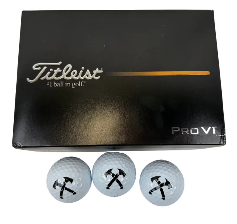Pro V1 Crossed Hawks Golf Balls 1