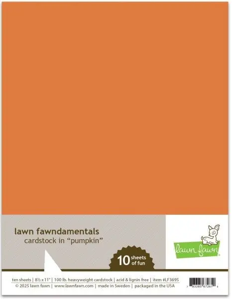 Pumpkin - Cardstock 1