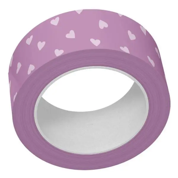 Purple Tiny Hearts - Washi Tape 1