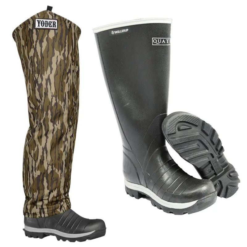Quatro Boots With Yoder Bottomland Chaps 1
