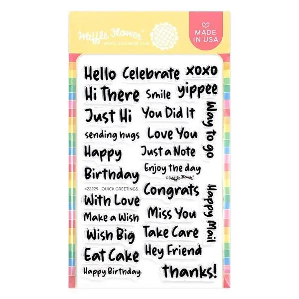 Quick Greetings - Clear Stamps 1