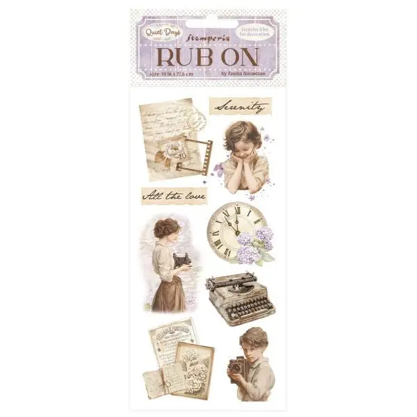 Quiet Days - Rub Ons - Vintage Treasures 1