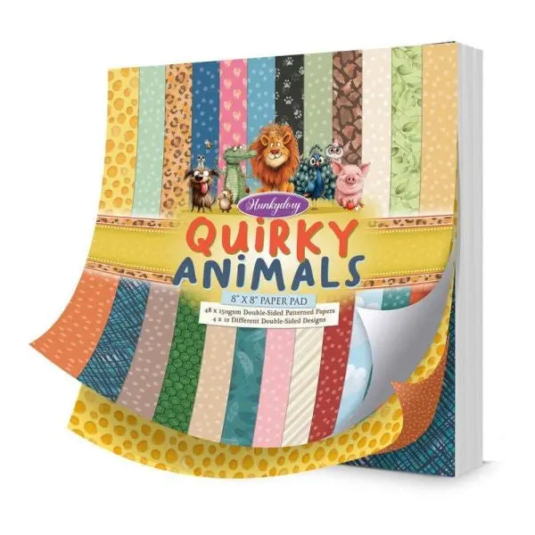 Quirky Animals - 8X8 Paper Pad 1