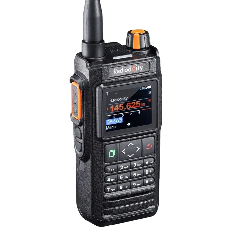 Radioddity Ga-5Wb Handheld Vhf Radio - Waterproof & Usb-C Charging 1
