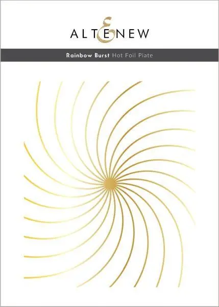 Rainbow Burst - Hot Foil Plate 1
