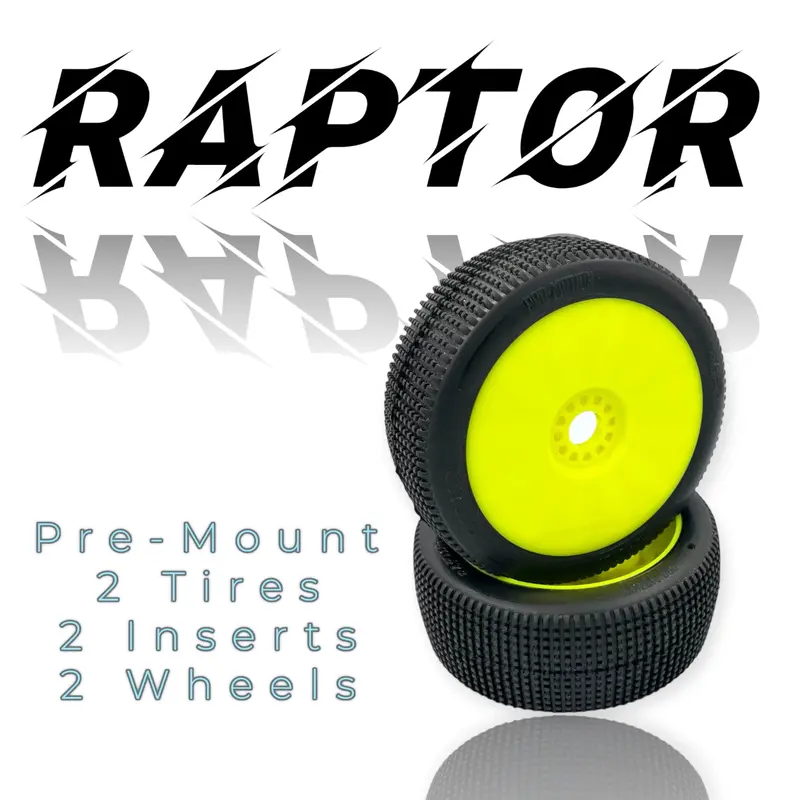 Raptor 8Th Scale Buggy Pre-Mount Yellow 1