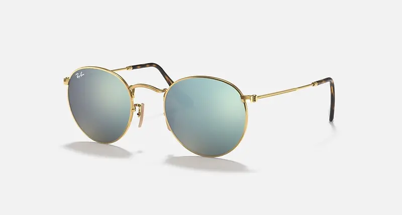 Ray-Ban Rb3447n Round Flat Lens Unisex Sunglasses 2