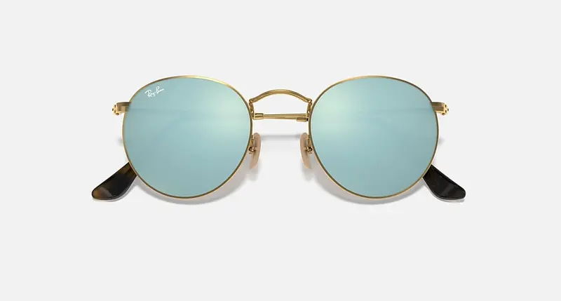 Ray-Ban Rb3447n Round Flat Lens Unisex Sunglasses 2