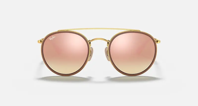 Ray-Ban Rb3647n Double Bridge Round Sunglasses 1