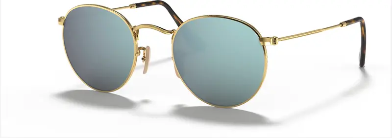 Ray-Ban Round Flat Lenses Unisex Lifestyle Sunglasses 1