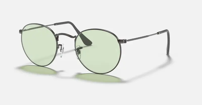 Ray-Ban Round Solid Evolve Unisex Lifestyle Sunglasses 1