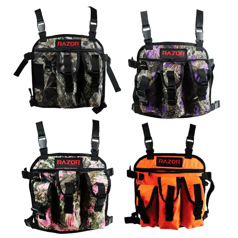 Razor Chest Pack - Camo & Orange 1