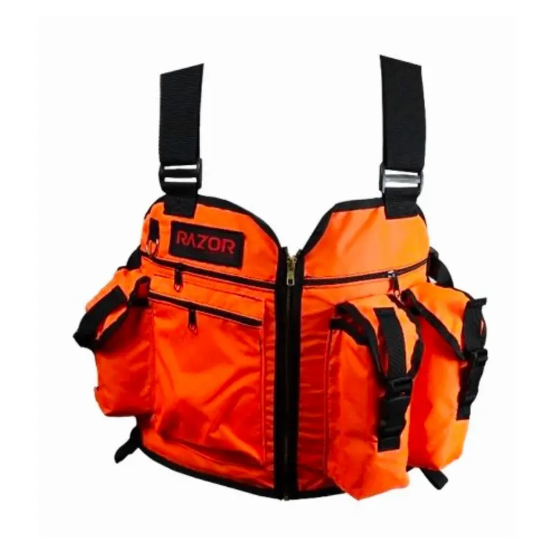 Razor Strap Vest - Camo & Orange 2