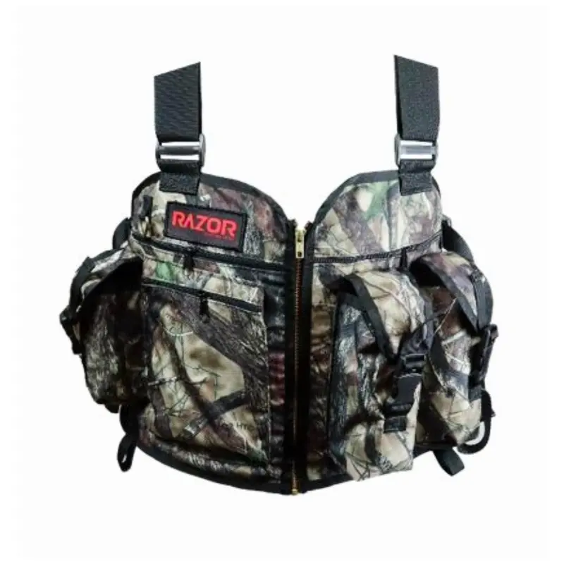 Razor Strap Vest - Camo & Orange 3