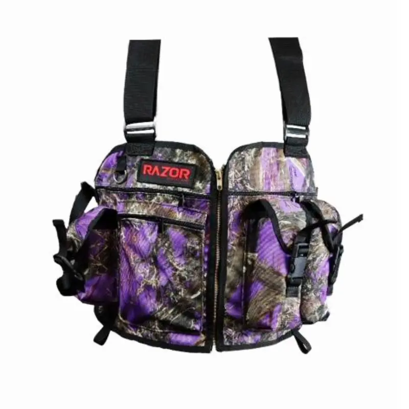 Razor Strap Vest - Camo & Orange 4