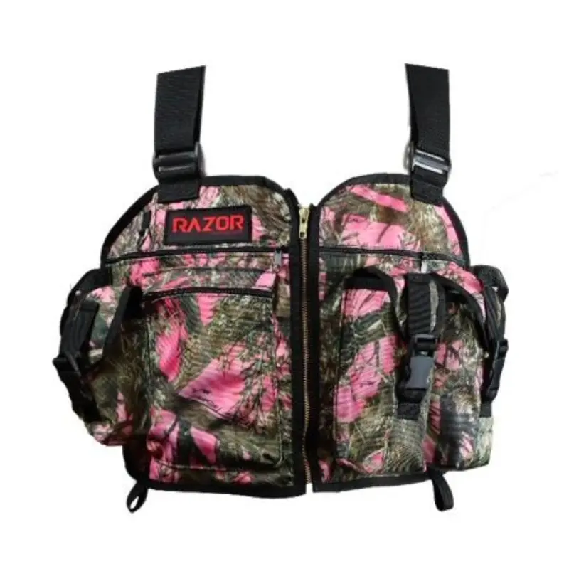 Razor Strap Vest - Camo & Orange 4