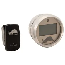 Razorback 3.2 Dimmable Belt Temp Gauge Silver 1