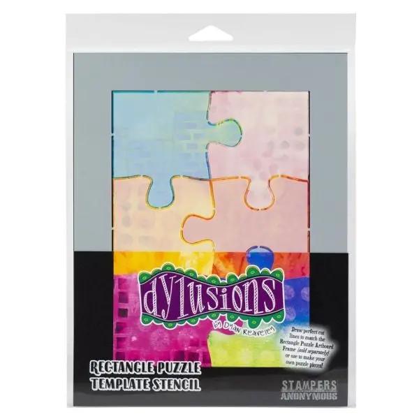 Rectangle Puzzle Stencil 1