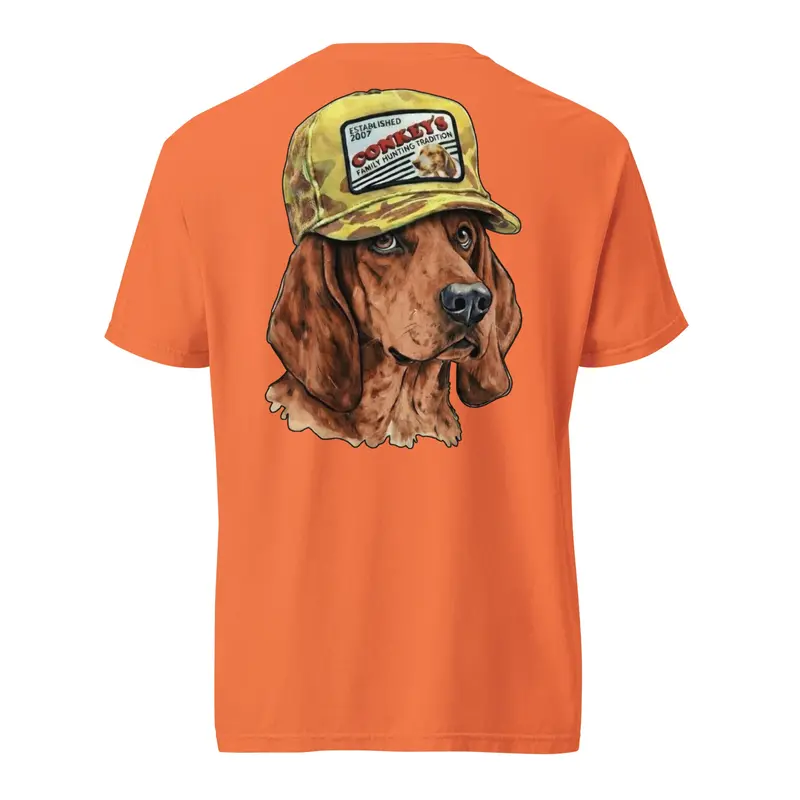 Redbone Coonhound Heritage Cotton Shirt – Bold Traditional Print