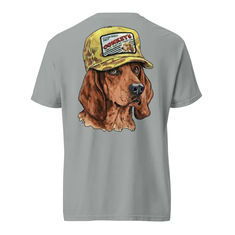 Redbone Coonhound Heritage Cotton Shirt – Bold Traditional Print