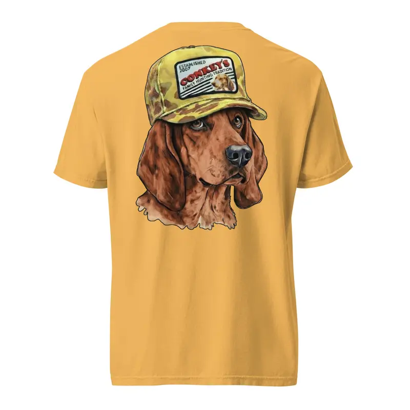Redbone Coonhound Heritage Cotton Shirt – Bold Traditional Print