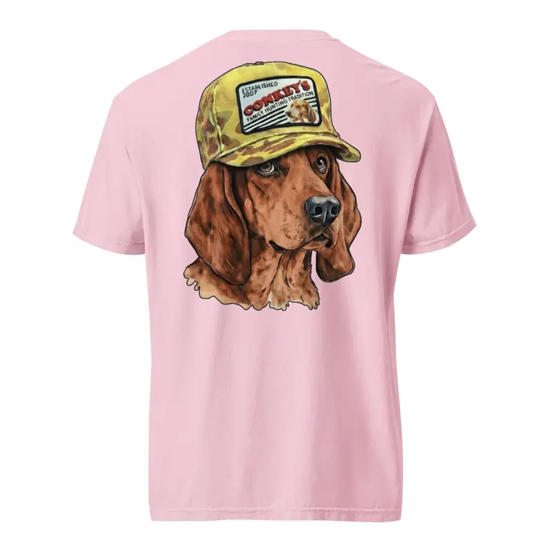 Redbone Coonhound Heritage Cotton Shirt – Bold Traditional Print