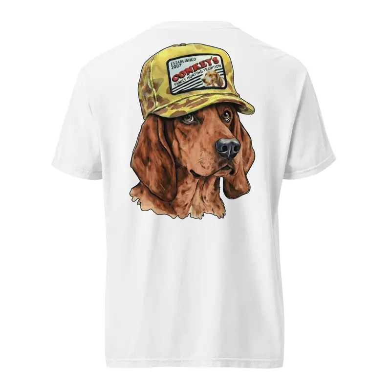 Redbone Coonhound Heritage Cotton Shirt – Bold Traditional Print