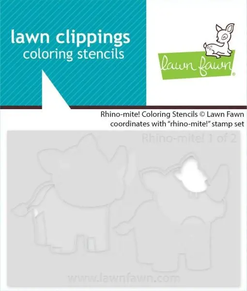 Rhino-Mite! - Coloring Stencils 1