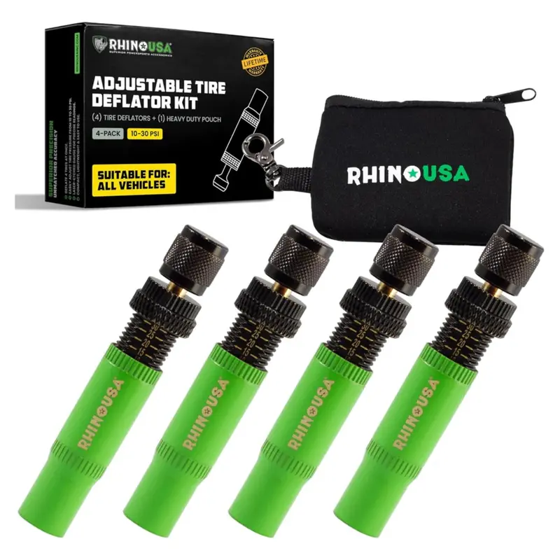 Rhino Usa 10-30 Psi Adjustable Tire Deflator Kit 1