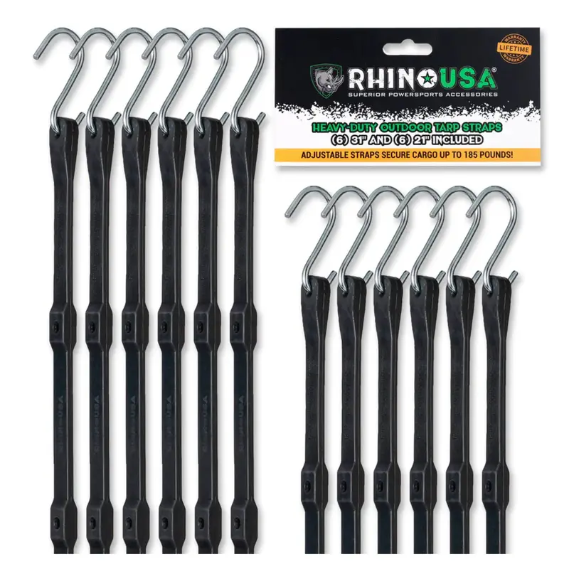 Rhino Usa Heavy-Duty Tarp Straps 1