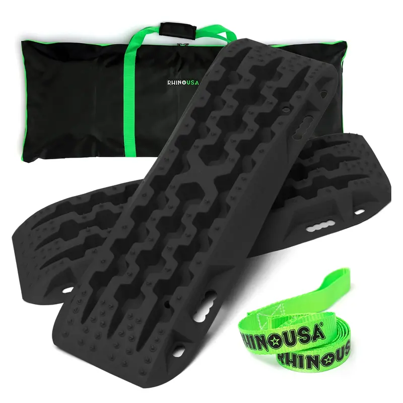 Rhino Usa Recovery Traction Boards - Pair (Black) 1