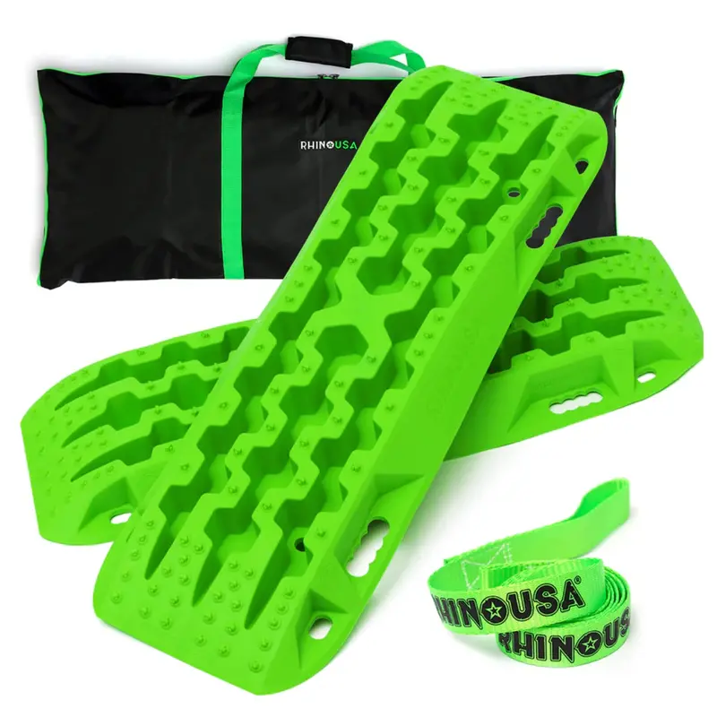 Rhino Usa Recovery Traction Boards - Pair (Green) 1