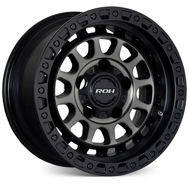 Roh Alloy Assault - Matt Black, Machine Face, Dark Tint 17X9 / 6X139.7 / +25 Offset 1