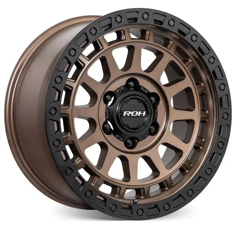 Roh Alloy Assault - Matt Bronze, Matt Black Lip 17X9 / 6X139.7 / +40 Offset 1
